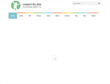Tablet Screenshot of connectthedotstherapy.com
